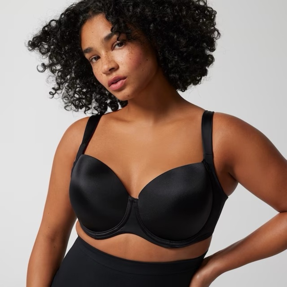 Soma Stunning Support Smooth Full Coverage Bra in Black Size 36DDD - NWT